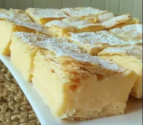 Custard Bars With Buttery Crust